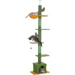 Arbre  chat cactus du sol au plafond - h. rglable 230 - 275 cm - 6 niv. quipement multiple