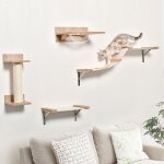 Tanant - arbre à chat naturel, ensemble avec griffoir, escalier et hamac, marron clair, sisal, acrylique, ... Tanant - arbre à chat naturel, ensemble avec griffoir, escalier et hamac, marron clair, sisal, acrylique, ...