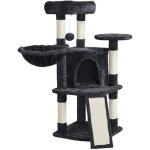 Yaheetech - arbre à chat en sisal griffoir grattoir tour de jeux avec centre d'activités hauteur 106 ... Yaheetech - arbre à chat en sisal griffoir grattoir tour de jeux avec centre d'activités hauteur 106 ...
