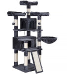 Arbre � chat xxl tour de jeux 168 cm gris anthracite
