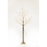 Arbre lumineux perle ext�rieur 280 led blanc chaud h. 150cm - feeric lights & christmas