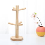 Arbre � mugs en bois avec 6 branches, arbre � tasses en bois porte - tasses arbre pour rangement de maisonndus ...