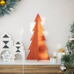 Arbre de nol en bois pour dcoration 59, 5cm bois de pin massif vidaxl