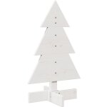 Arbre de noël en bois pour décoration blanc 60 cm pin massif vidaxl Arbre de noël en bois pour décoration blanc 60 cm pin massif vidaxl