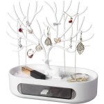 Arbre prsentoir  bijoux, support arbre bijoux en plastique avec tiroirs, porte bijoux pour boucles ...