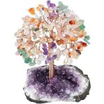 Arbre de vie 7 chakras cristaux naturels feng shui ornement d'arbre avec pierre de base en am�thyste ...