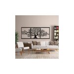 Arbre de vie en mtal, dcoration murale, sculpture en mtal 3d, pour maison, bureau, chambre  coucher, ...