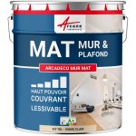 Arcane industries - peinture murale, mat blanche - 10 l ivoire clair - ral 1015