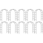 Arche d�co en fer noir atea lot de 10