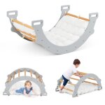 Arche d'escalade enfant avec coussin, jouet d'escalade montessori, arche en bois pour cr�che, salle de ...
