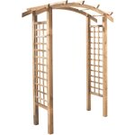 Arche de jardin en bois celeste - 180 x 70 x h222 cm