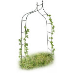 Arche � rosiers courb�e avec pointe, m�tal 2, 4 m, arceau de jardin, ob�lisque, tuteur plantes grimpantes, ...