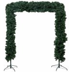 Fric lights and christmas - arche de sapin de nol vert avec 2 pieds en mtal vert 150 x 30 x h 240 ...