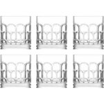 Archie lot de 6 verres � whisky 370ml arh430f / 4 /