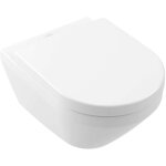 Villeroy&boch - architectura - wc suspendu avec abattant softclosing, rimless, twistflush, ceramicplus, ...