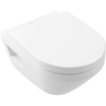 Villeroy&boch - architectura - wc suspendu avec abattant softclosing, twistflush, blanc alpin 5684cl01 ...