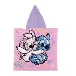 Poncho microfibre - angel & stitch (lilo & stitch) - 50x50 cm