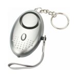 Argent alarme personnelle, 140db porte cle alarme d'urgence avec torche anti agression avec lumire led ...