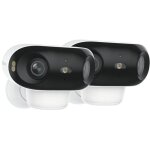 Reolink - argus 4 pro cam�ra de surveillance vue 180� sans angle mort vision 4k en couleur m�me la nuit ...