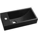 Sapho - ariana lave - linge marble culture 50x25cm, gauche, noir mat Sapho - ariana lave - linge marble culture 50x25cm, gauche, noir mat