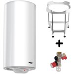 Ariston - chauffe - eau vertical mural statite 200 l sageo + trepied + groupe scurit inox