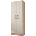 Armoire 2 portes ch�ne et erable multifonctions l 61 h 160. 6 p 31. 8 cm
