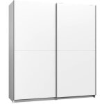 Finlandek armoire de chambre ulos style contemporain blanc - l 170, 3 cm