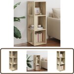 Armoire d'angle chêne sonoma 33x33x100 cm bois d'ingénierie - meuble d'angle - armoire d'angle - rangement ... Armoire d'angle chêne sonoma 33x33x100 cm bois d'ingénierie - meuble d'angle - armoire d'angle - rangement ...