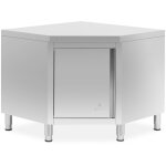 Royal catering - meuble d'angle inox - 100 x 60 cm Royal catering - meuble d'angle inox - 100 x 60 cm