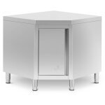 Meuble d'angle en inox - 90 x 60 cm royal catering Meuble d'angle en inox - 90 x 60 cm royal catering