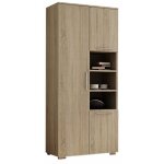 Armoire apollo, cintre, �tag�re, 80 cm, ch�ne sonoma