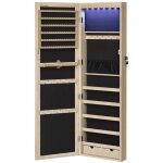 Armoire � bijoux meuble de rangement mural pour colliers boucles d?oreilles placard � accessoires avec ...