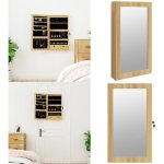 Armoire à bijoux avec miroir et éclairage led mural - armoire À bijoux - meuble rangement bijoux - miroir ... Armoire à bijoux avec miroir et éclairage led mural - armoire À bijoux - meuble rangement bijoux - miroir ...