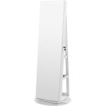 Armoire  bijoux sur pieds, miroir psych sans cadre, verrouillable, 6 led, pivotant 360, 3 tagres, ...