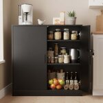 Armoire bureau, meuble rangement bureau fermant � cl� avec 2 porte, 15mm armoire de rangement, placages ...