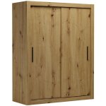 Armoire chambre adulte diva 160cm ? 2 portes coulissantes - beige