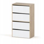 Meuble chaussures hit - 100 cm - chne sonoma - design moderne - espace optimis�