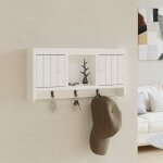 The living store - armoire à clés blanc 40x8, 5x20 cm bois d'ingénierie et acier - armoire à clés - Étagère ... The living store - armoire à clés blanc 40x8, 5x20 cm bois d'ingénierie et acier - armoire à clés - Étagère ...