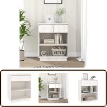 Armoire console blanc 60x34x75 cm bois de pin solide - buffet - meuble tv - commode - armoire blanche ...