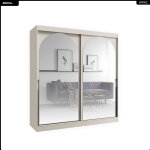 Otitec - armoire coulissante - l. 200 x h. 215 x p. 65 - modia