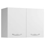 Armoires de cuisine eko matt white modern style rangement supérieur 2 portes 80 cm Armoires de cuisine eko matt white modern style rangement supérieur 2 portes 80 cm