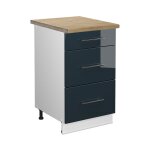Armoires de cuisine fame - line, bleu foncé brillant, 50 cm, ap goldkraft vicco Armoires de cuisine fame - line, bleu foncé brillant, 50 cm, ap goldkraft vicco
