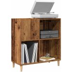 Armoire � disques vieux bois 84, 5x38x89 cm bois d'ing�nierie vidaxl