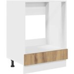 Armoire de four avec stockage ch�ne artisanal 60 x 46 x 81. 5 cm vidaxl