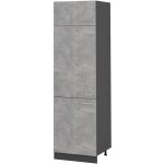 Vicco - armoire pour frigo r - line, béton, 60cm Vicco - armoire pour frigo r - line, béton, 60cm