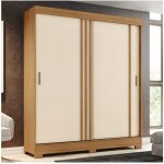 Armoire garde - robe auror - beige / gris