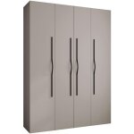 Mobilier1 ? armoire hartford 564 en cachemire ? dimensions 246x180x42cm ? portes avec charni�res ? rangement ...