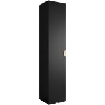 Armoire hartford 567, noir, 237x50x47cm, portes d'armoire: avec des charni�res, nombre d'�tag�res: 0