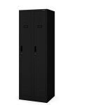 Armoire industrielle en m�tal pour les documents kacper ii, 600 x 1800 x 500 mm, noire