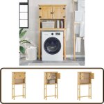 Vidaxl - armoire pour machine  laver salle de bain corona pin massif - meuble de salle de bain - armoire ...